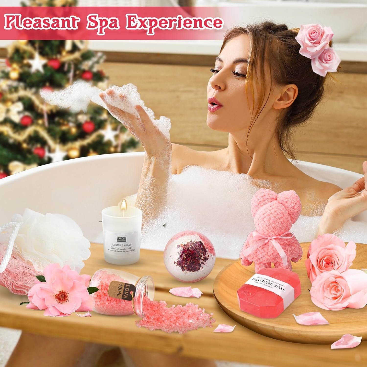 Advent Calendar 2025 Adult Woman,24 Boxes Christmas Countdown Calendar with Beauty,Bath &Jewelry, Ideal Christmas Gift for Women, Friends, Moms