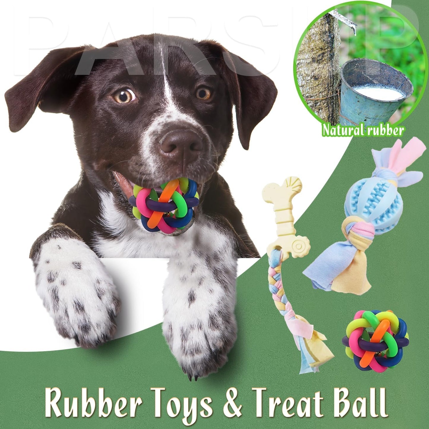 Dog Advent Calendar 2025, 12 Days Pet Toy Christmas Countdown Calendar with Chew Ropes Toys Squeaky Balls Teething Toys for Xmas Small Puppy