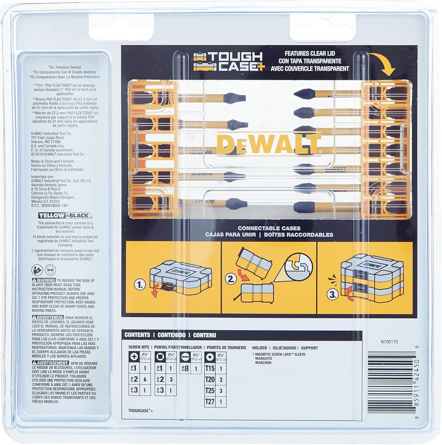 Dewalt Flextorq Impact Driver Bit Set, 22-Piece (DWA2FTS22IR)
