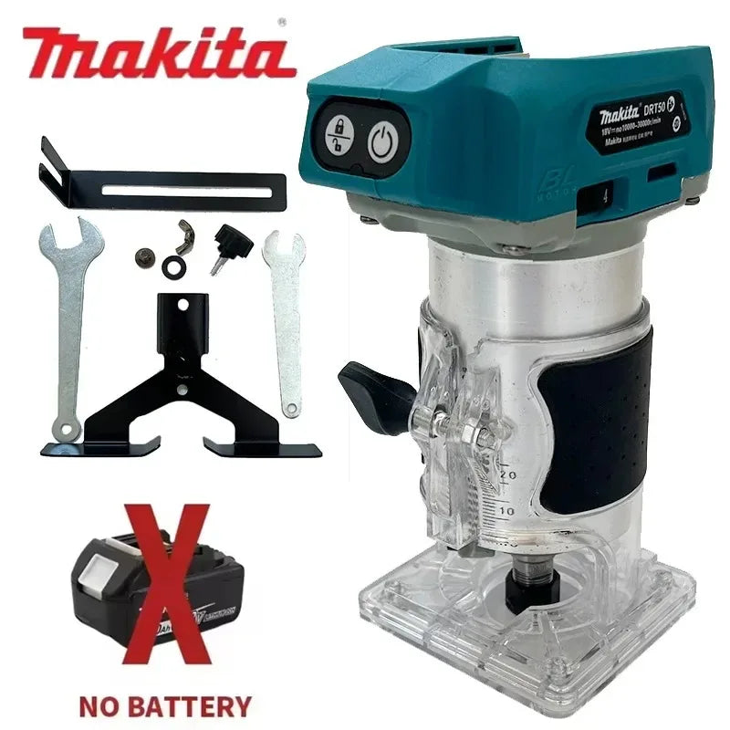 DRT50 18V LXT Cordless Trimmer, Brushless Motor, Professional Rechargeable Slotting and Milling Tool,Edge Trimmer