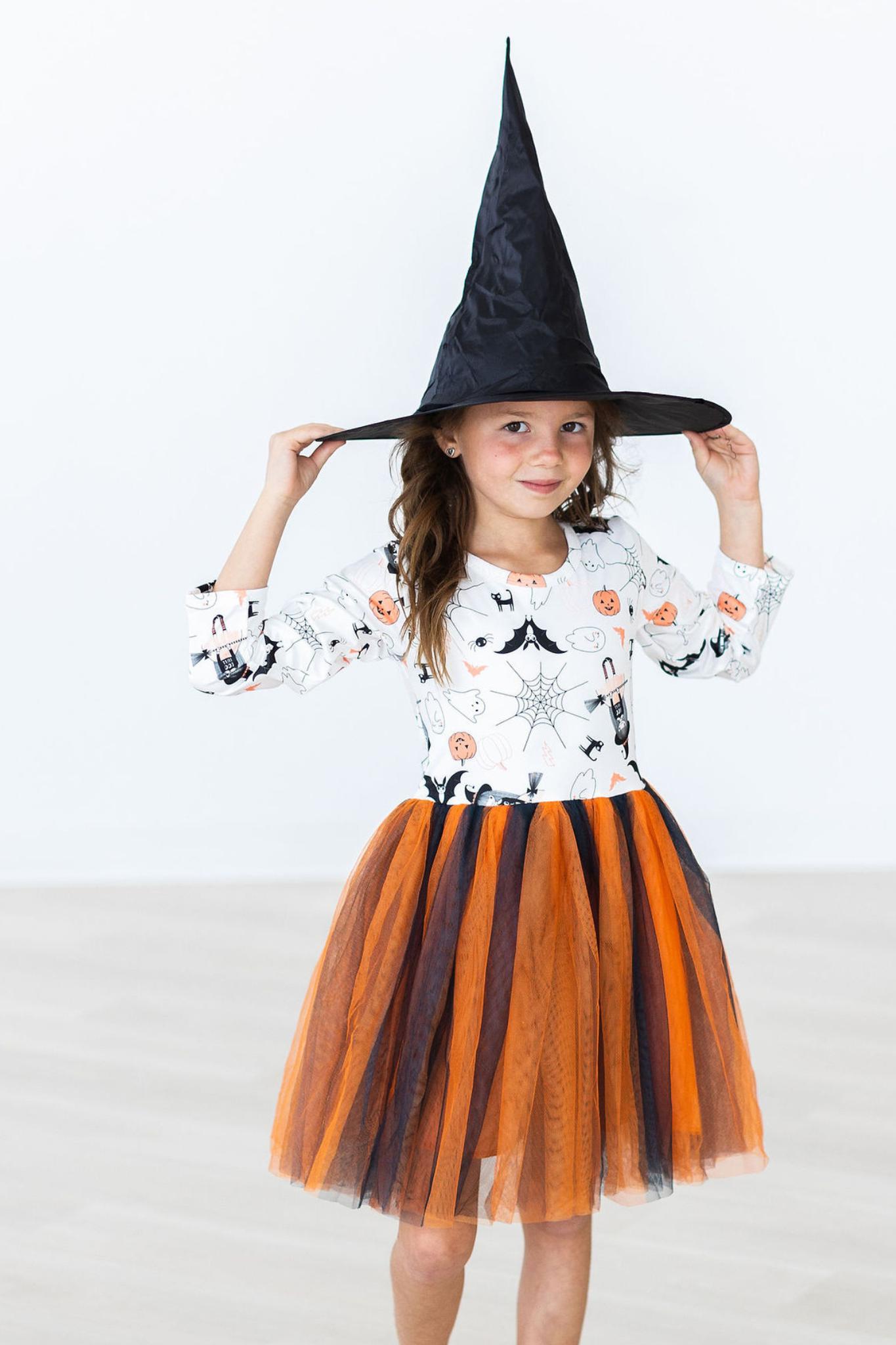 Boo-tiful Halloween L/S Tutu Dress Baskit Bazaar
