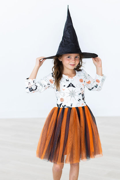 Boo-tiful Halloween L/S Tutu Dress Baskit Bazaar