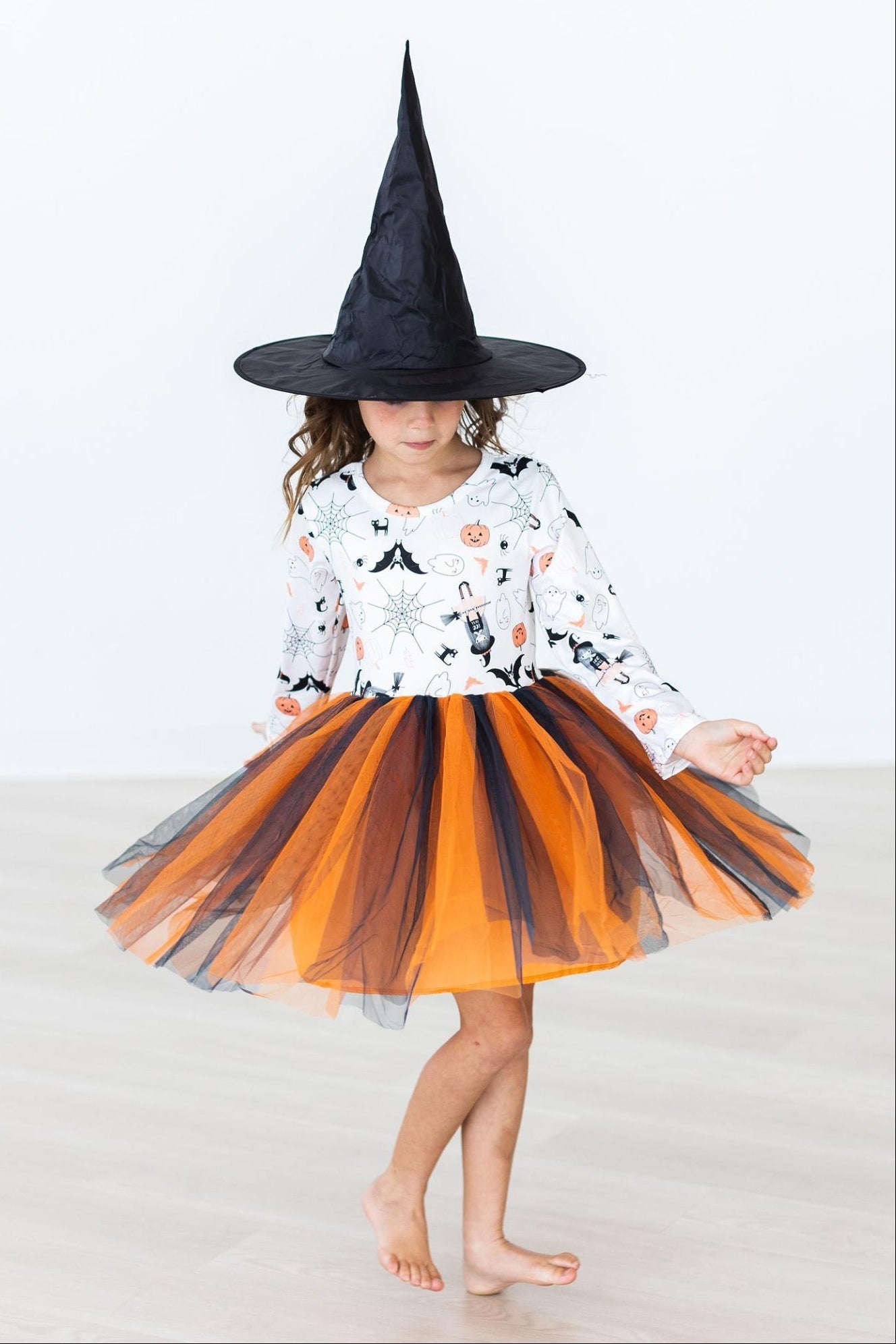 Boo-tiful Halloween L/S Tutu Dress Baskit Bazaar
