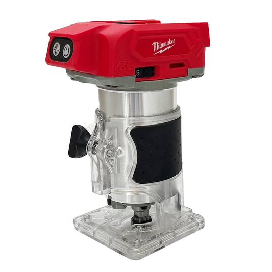 Brushless Electric Trimmer 800W 30000RPM Cordless Compact Router 5-Speeds Woodworking Trimming Machine 18V Battery
