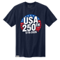 USA 250 Campaign Button Tee - Made in the USA