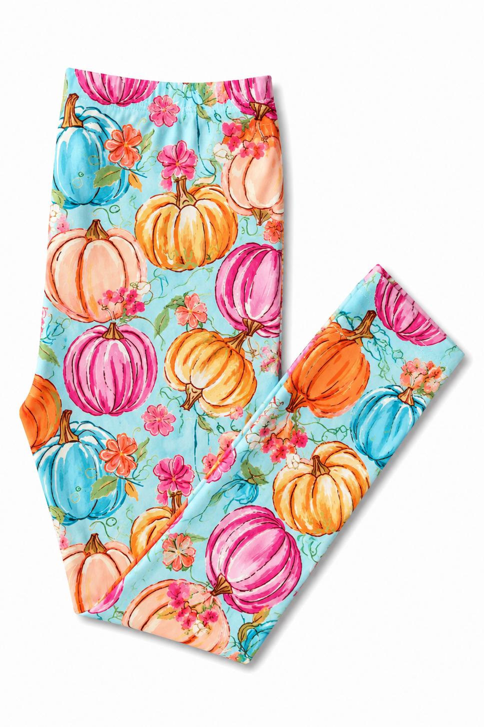 Preppy Pumpkins Leggings Baskit Bazaar