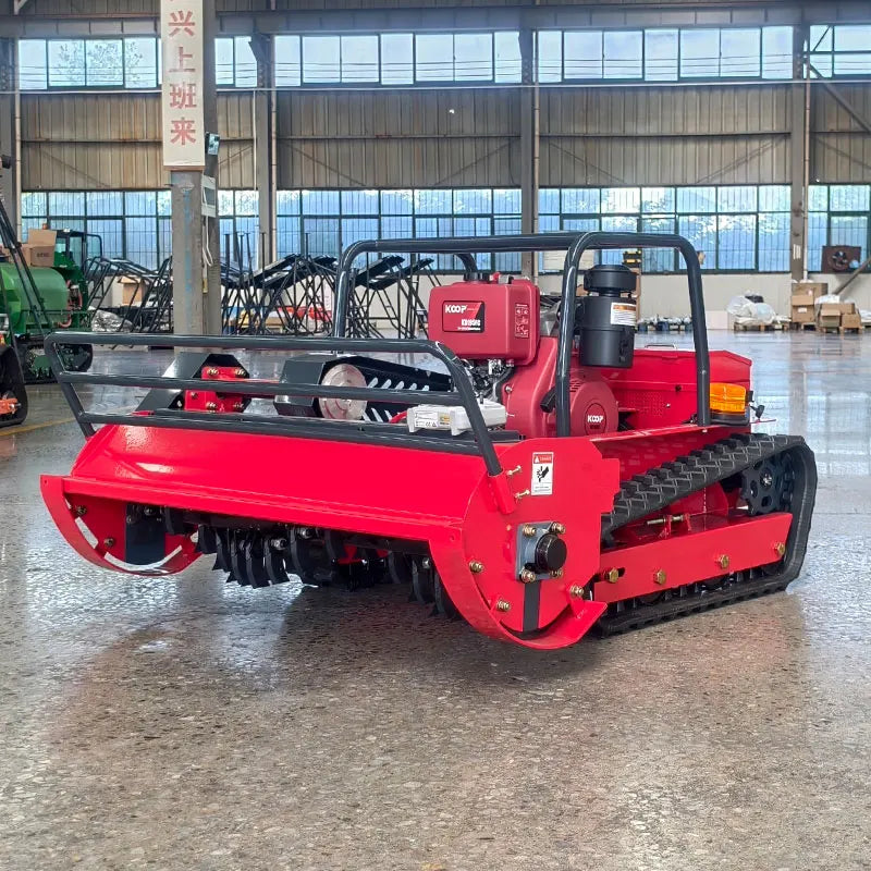 All Terrain Rugged Crawler Lawn Mower Long Distance Wireless Operation Lawn Mower Multi Purpose Farm Orchard Care Lawn Mower