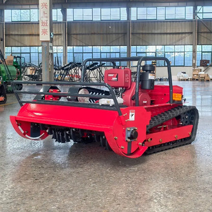 All Terrain Rugged Crawler Lawn Mower Long Distance Wireless Operation Lawn Mower Multi Purpose Farm Orchard Care Lawn Mower