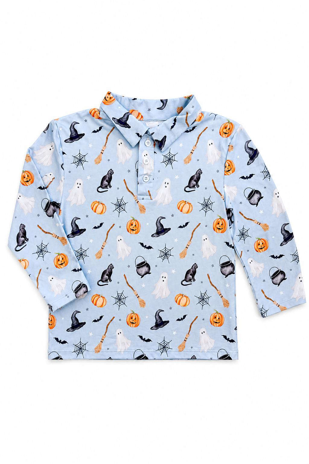 Spooky Season L/S Polo Baskit Bazaar