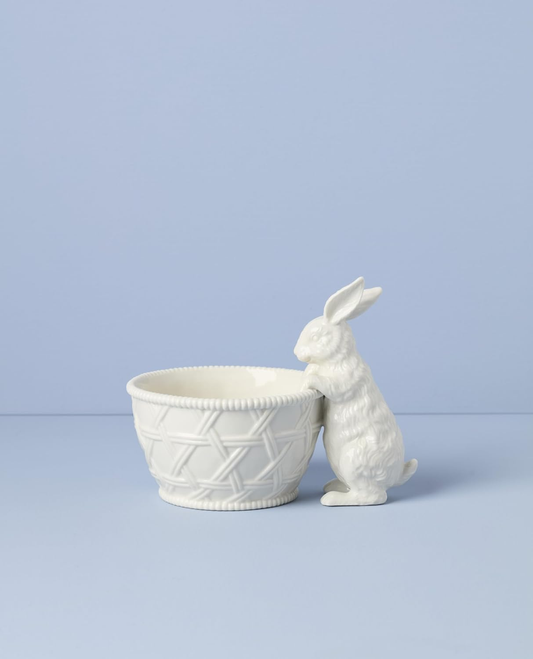 Wicker Creek Bunny Candy Dish, Easter Serveware