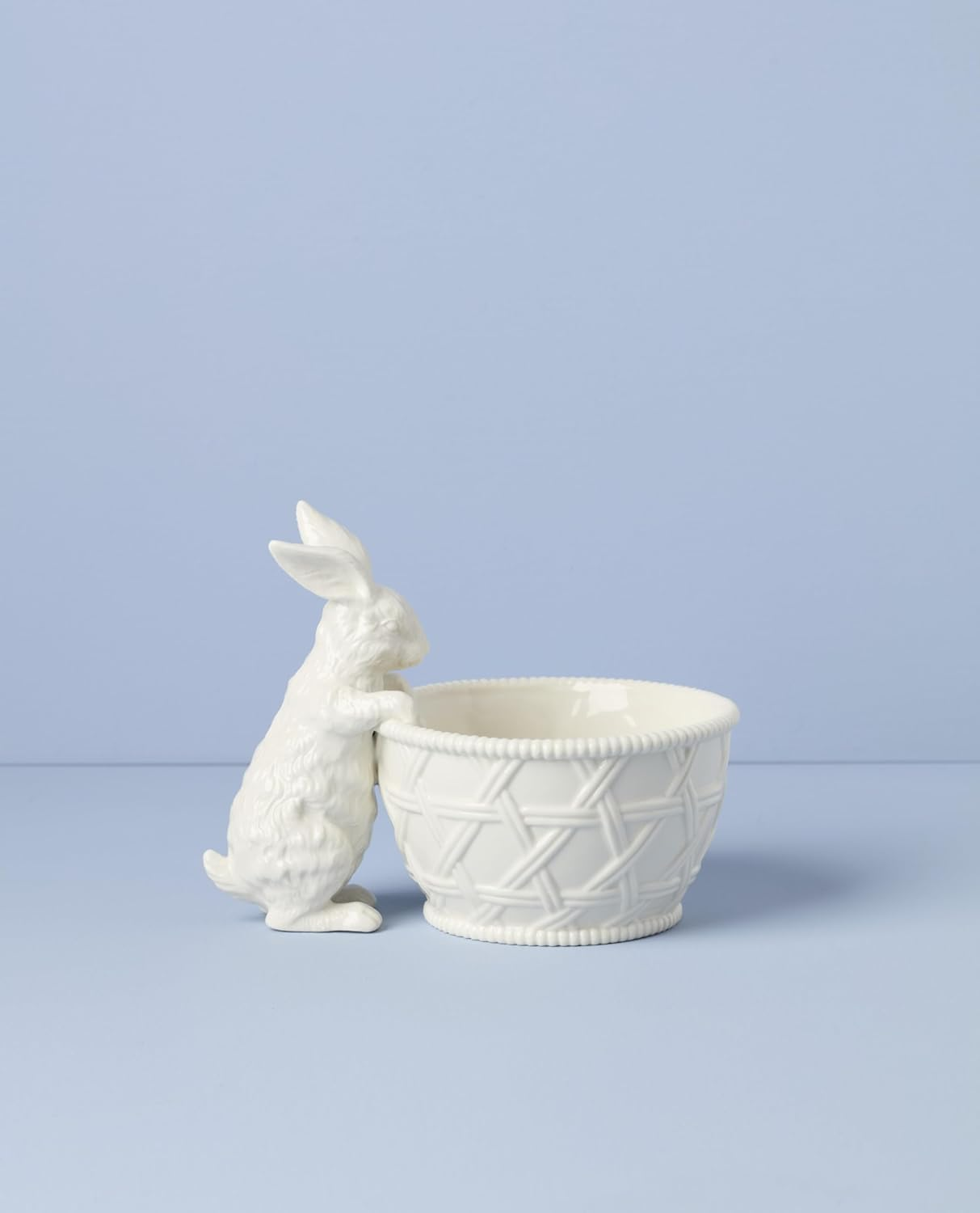 Wicker Creek Bunny Candy Dish, Easter Serveware
