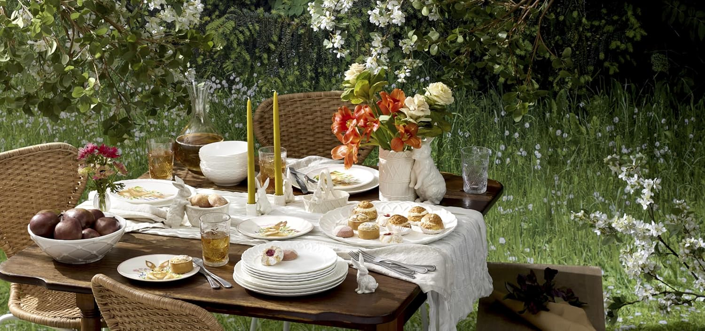 Wicker Creek Bunny Candy Dish, Easter Serveware