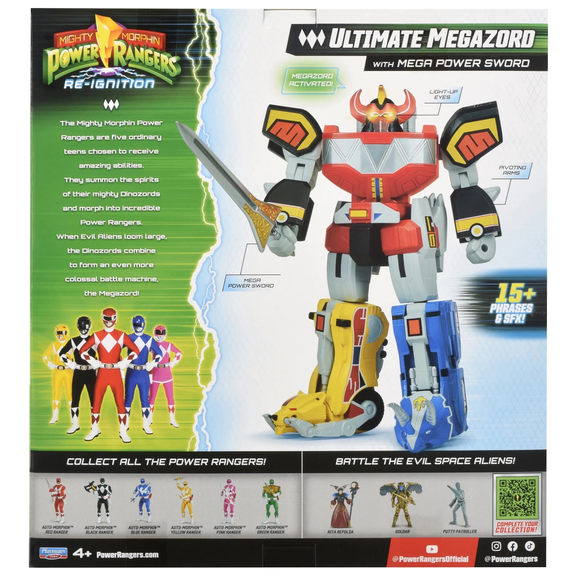 Mighty Morphin : Re-Ignition - Ultimate Megazord Electronic Figure by
