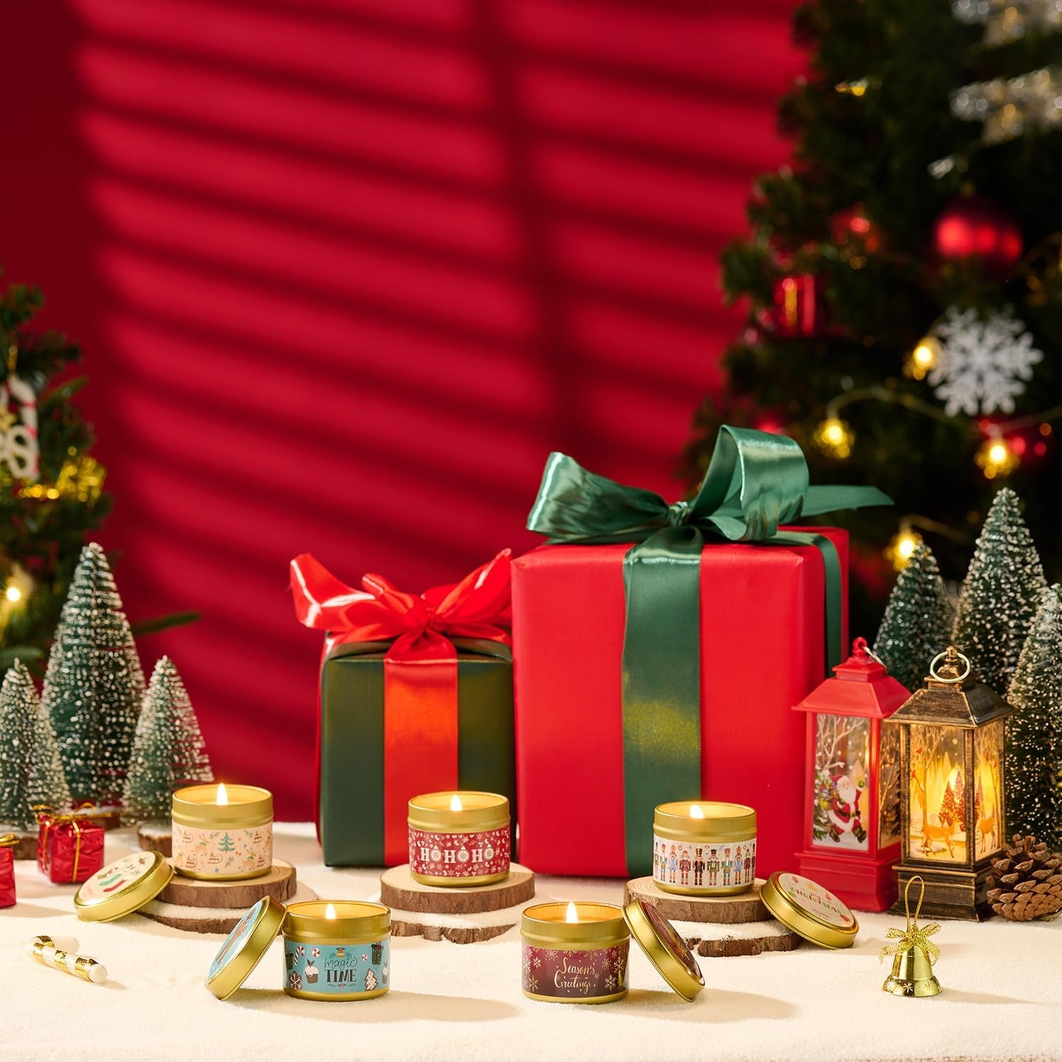 Candle Advent Calendar 2025 Adult Women, 24 Day Scented Candle Countdown to Christmas Calendar with Holiday Scents Xmas Suprise Gifts for Mom Grandmother Wife