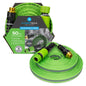 Flatjacket 5/8" X 50Ft Flexible Garden Hose– Kink-Free, Lightweight, Burst-Proof