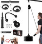 Fitness LAT and Lift Pulley System, Dual Cable Machine(70'' and 90'') with Upgraded Loading Pin for Triceps Pull Down, Biceps Curl, Back, Forearm, Shoulder-Home Gym Equipment(Patent)