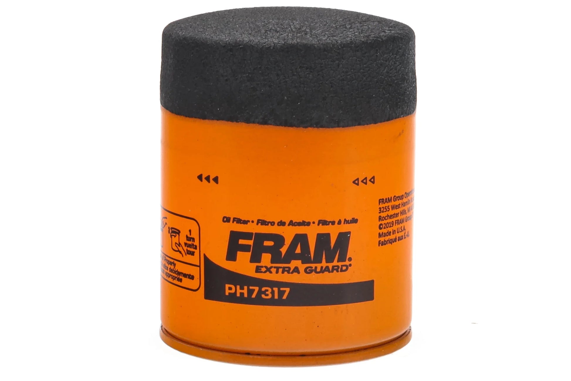 (3 Pack)  Extra Guard Oil Filter, PH7317, 10K Mile Replacement Oil Filter