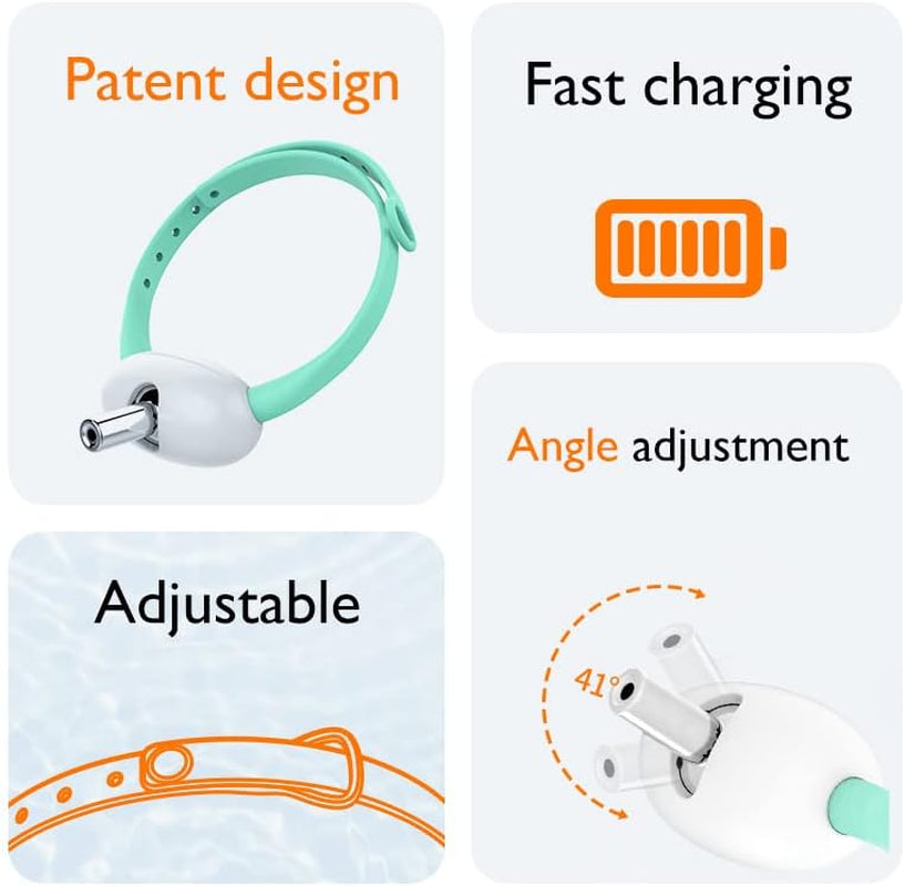 Wearable Automatic Cat Collar - Electric Smart Amusing Collar for Kitten - Interactive Toys for Indoor Cats - Rechargeable Amusing Gifts for Cat Lovers