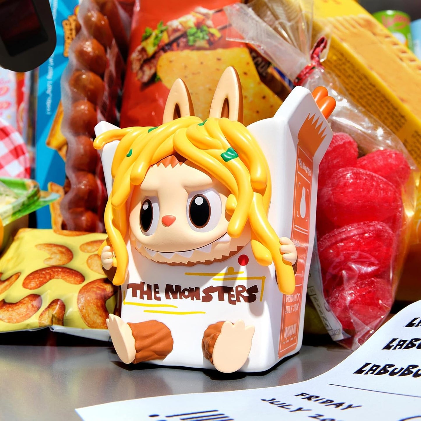 the Monsters Wacky Mart Series Blind Box Figures, Random Design Action Figures Collectible Toys Home Decorations, Holiday Birthday Gifts for Girls and Boys, Single Box