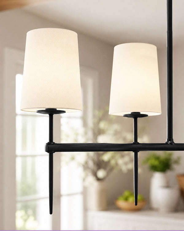 5 Light Linear Chandelier Baskit Bazaar
