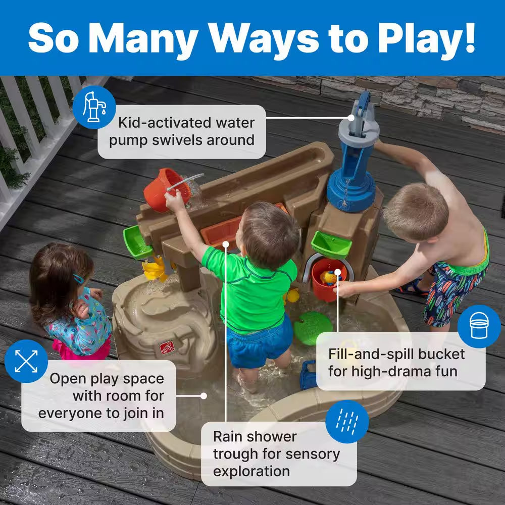 Pump and Splash Discovery Pond Water Table Play for Kids and Toddlers