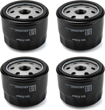 （4PACK）AM125424 Oil Filter Replacement for John Deere Am125424C,Compatible with John Deere AM39687 AM119567 AM125424 LG4153 LG492932S GY20577