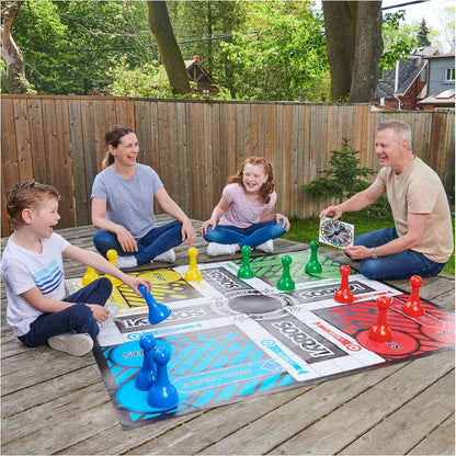 Giant Sorry Classic Family Board Game Indoor Outdoor Retro Party Activity Summer Toy with Oversized Gameboard, for Adults and Kids Ages 6 and Up