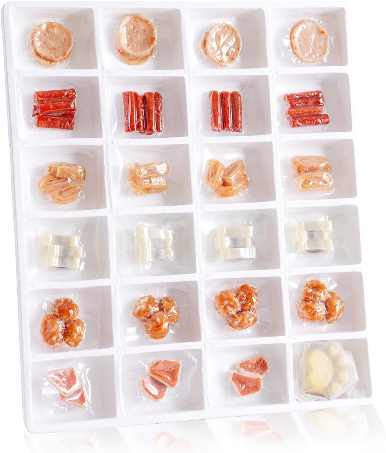 Advent Calendar for Dogs 2025, Dog Advent Calendar 2025, 24 Tasty Dog Treats for Christmas, Whole Meat for All Breeds, Box for Pets