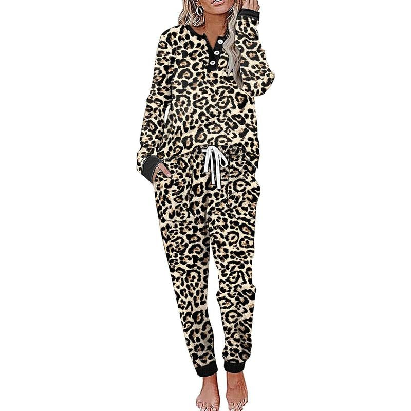 WIHOLL Two Piece Outfits for Women Lounge Sets Button down Sweatshirt Sweatpants Sweatsuits Set with Pockets