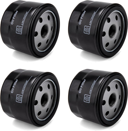 （4PACK）AM125424 Oil Filter Replacement for John Deere Am125424C,Compatible with John Deere AM39687 AM119567 AM125424 LG4153 LG492932S GY20577