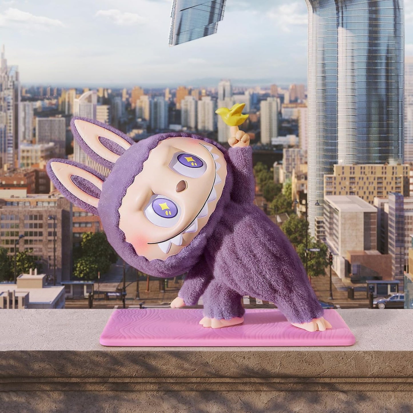 the Monsters Lazy Yoga Series Figures, the Monsters Blind Box Figures, Random Design Action Figures Collectible Toys Home Decorations, Holiday Birthday Gifts for Boys and Girls, Single Box