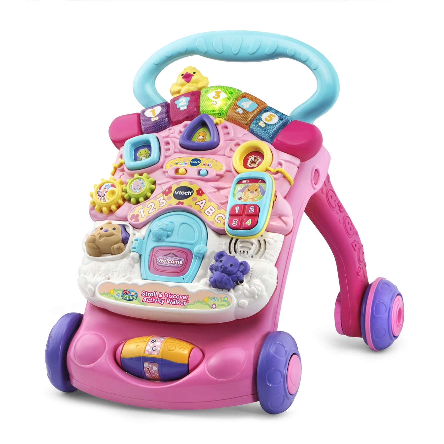 Stroll & Discover Activity Walker - Pink with Accessories, Baby and Toddler Toys
