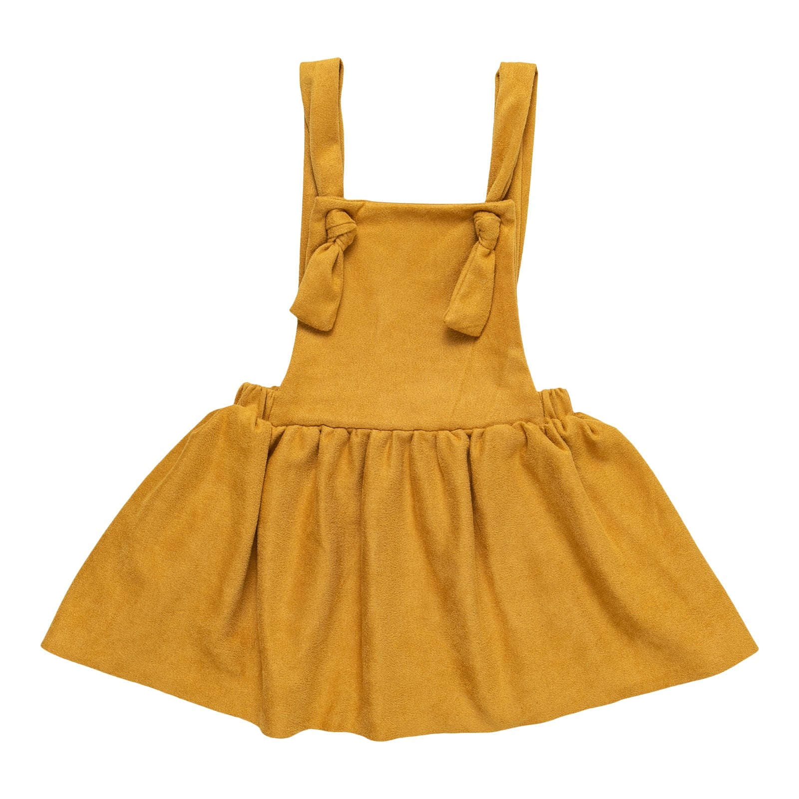 Mustard Faux Suede Pinafore Baskit Bazaar