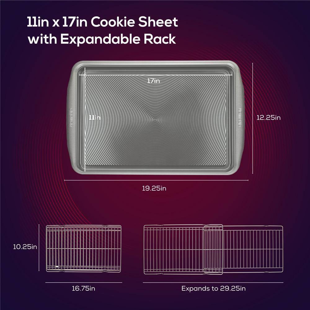 Bakeware, 3-Piece, Silver, Bakeware Set