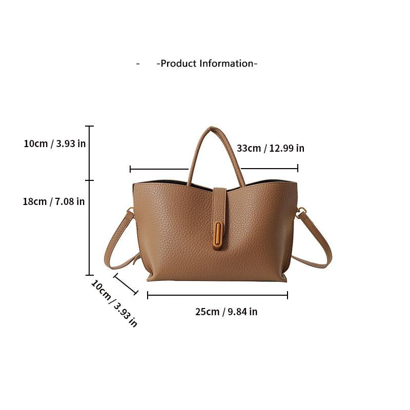 Women'S Elegant Solid Color Handbag Fashionable Crossbody Bag for Daily Use Casual Trendy Versatile High-Quality Daily Elegant Commuter Bag Casual Shoulder Bag Do Not Wash