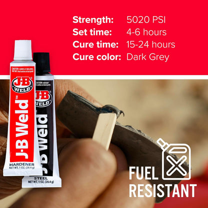 JB-Weld 8265S Original Cold-Weld Steel Reinforced Epoxy - 2 Oz.
