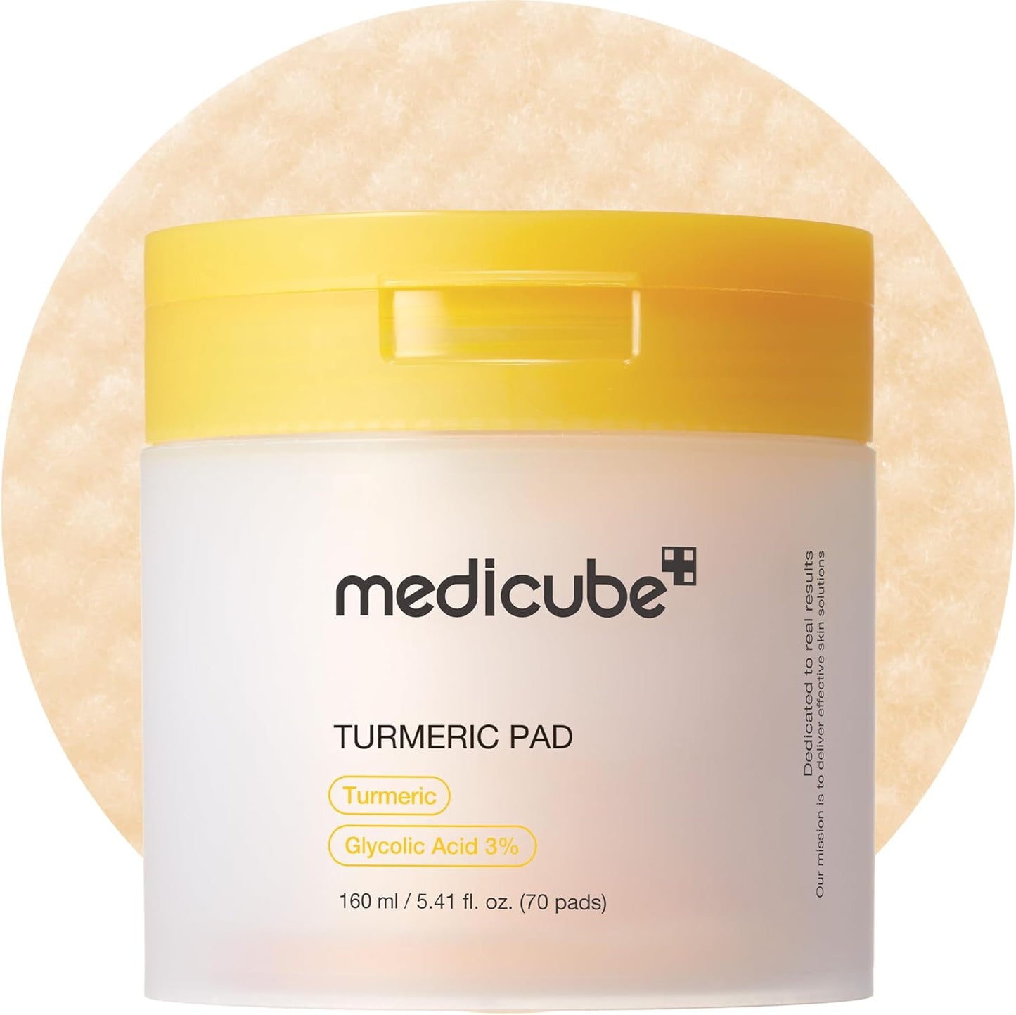 Kojic Acid Turmeric Clarifying Toner Pad for Troubled Skin & Use after Spot Care | Soothing & Calming with Kojic Acid, Turmeric, Niacinamide, and Glycolic Acid | Korean Skin Care, 70 Pads