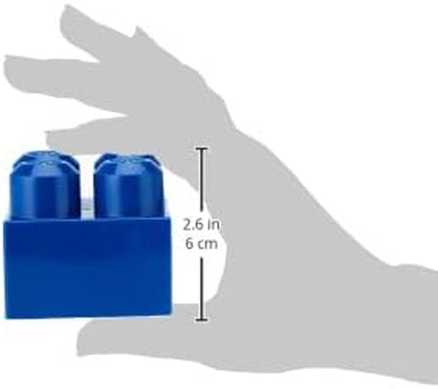 MEGA BLOKS First Builders Toddler Blocks Toys Set, Big Building Bag with 80 Pieces and Storage, Ages 1+ Years