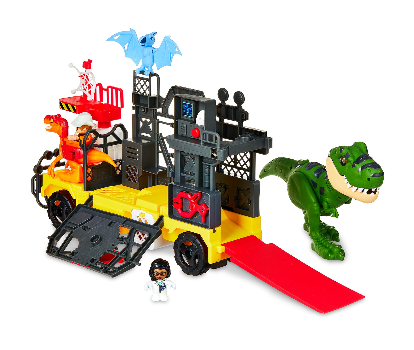 Dino Hauler Play Set, 16 Pieces