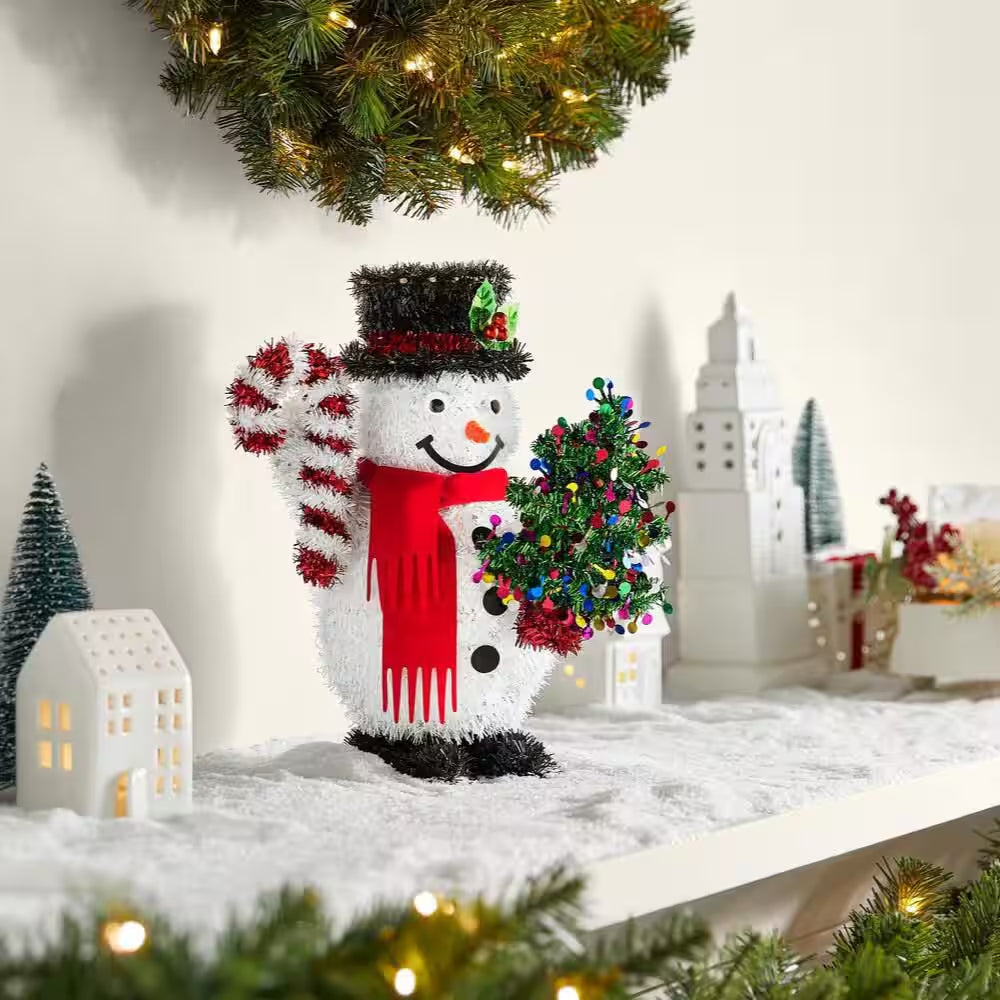 12 in Tinsel Snowman
