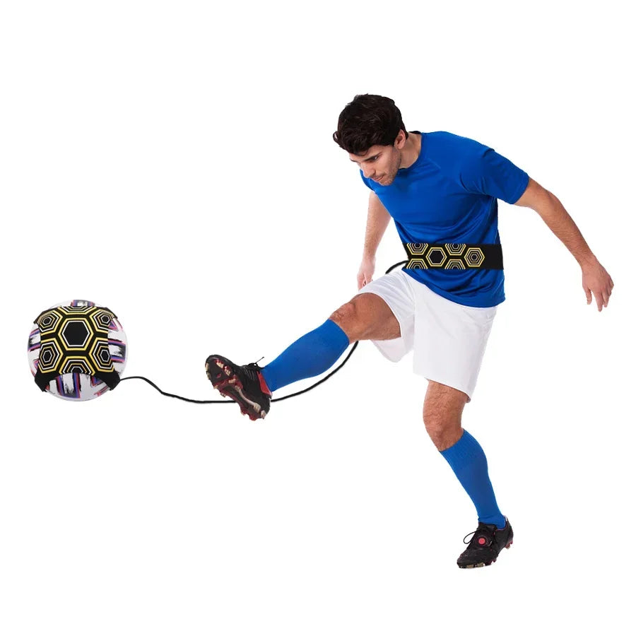 Soccer Kick Trainer Soccer Ball Practice Belt Football Belt Adjustable Trainer Train Kids Adult Soccer Trainer Equipment